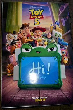 Toy Story 5.  Brand New  Authentic  27 X 40 .  Theather Movie  Poster.
