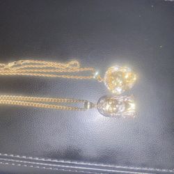 10k Gold Chain Set 