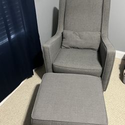 Glider and Ottoman