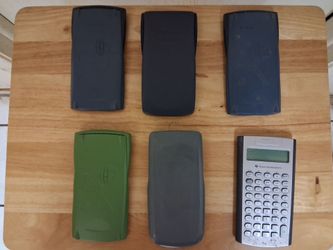 6 Texas Instruments and Casio Calculators For Sale