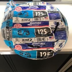8/3 Romex 125 Feet
