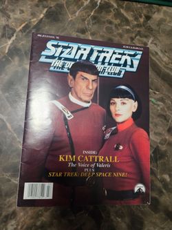 Star Trek Official Fan Club Magazine #86 1992