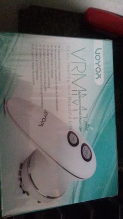 Brand new. Never used. Facial and body massager and cleaning