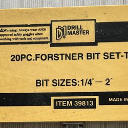 20 Pc Forster Bit Set