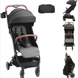 Standard Baby Infant Stroller, Toddler Stroller w/Adjustable 95°-150° Backrest & 0/90° Footrest
