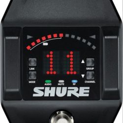 Shure GLXD6+ Digital Wireless Guitar Pedal Receiver