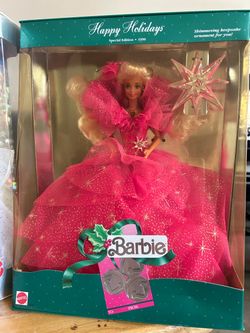 1990 Happy Holidays Barbie Special Edition