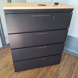 Black $150 File Cabinet 