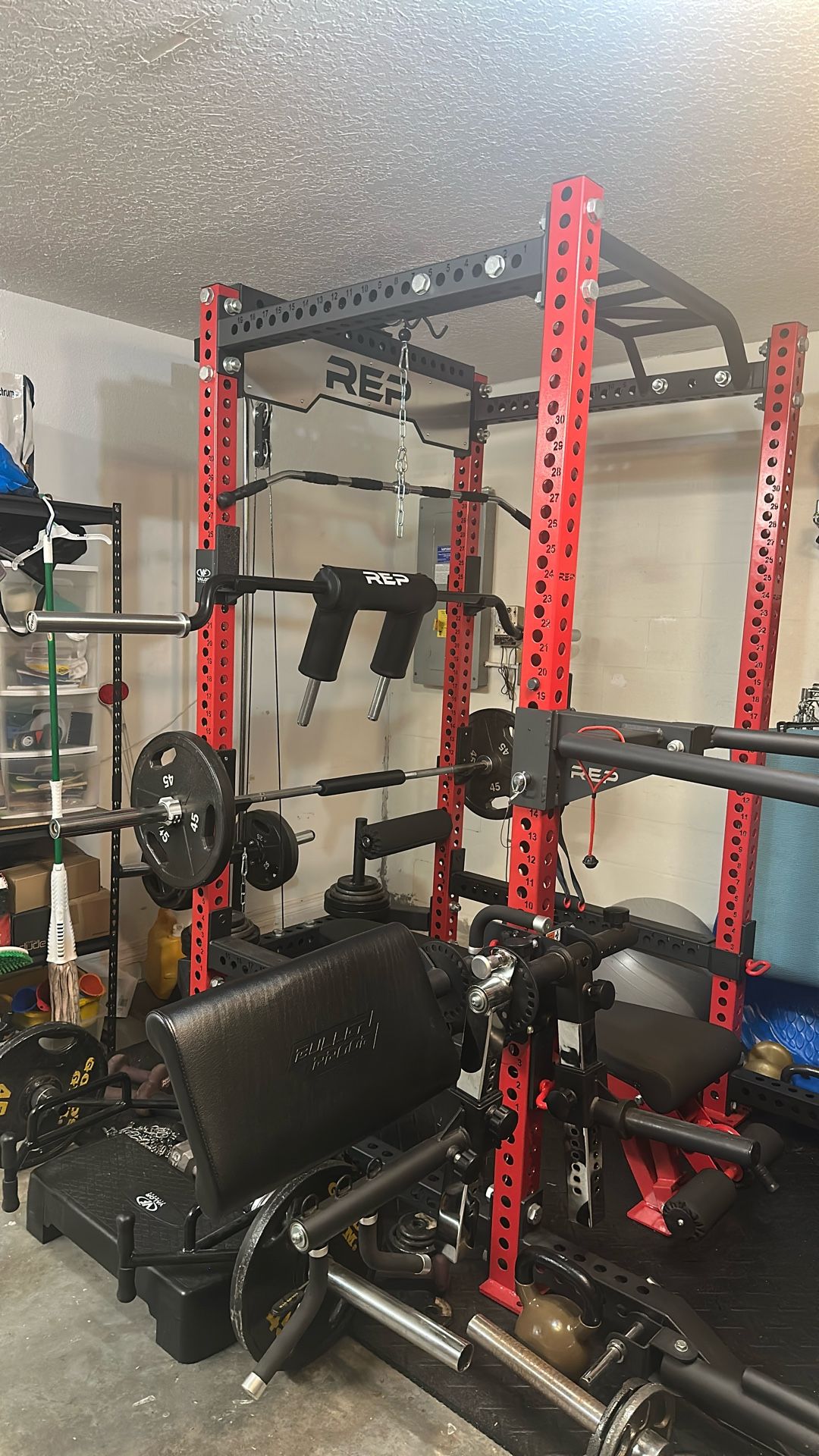 Rep PR5000 Power Rack With Lat Pulldown