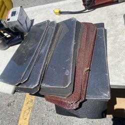 Lots of different replacement sanding pads and papers for different floor machines . Prices vary.  Atleast 1/2 price .   Look closely at the pictures 