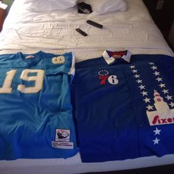 Bundle Official 2 Mitchell &Ness Throwback Jerseys