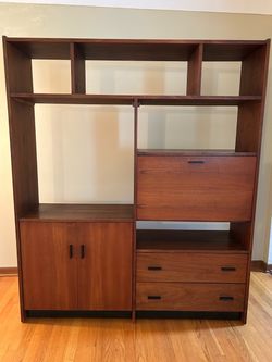 Mid century modern wall unit