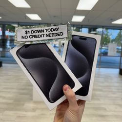 Apple iPhone 15 Pro Max Unlocked NEW -90 Day Warranty-$1 DOWN-NO Credit Needed