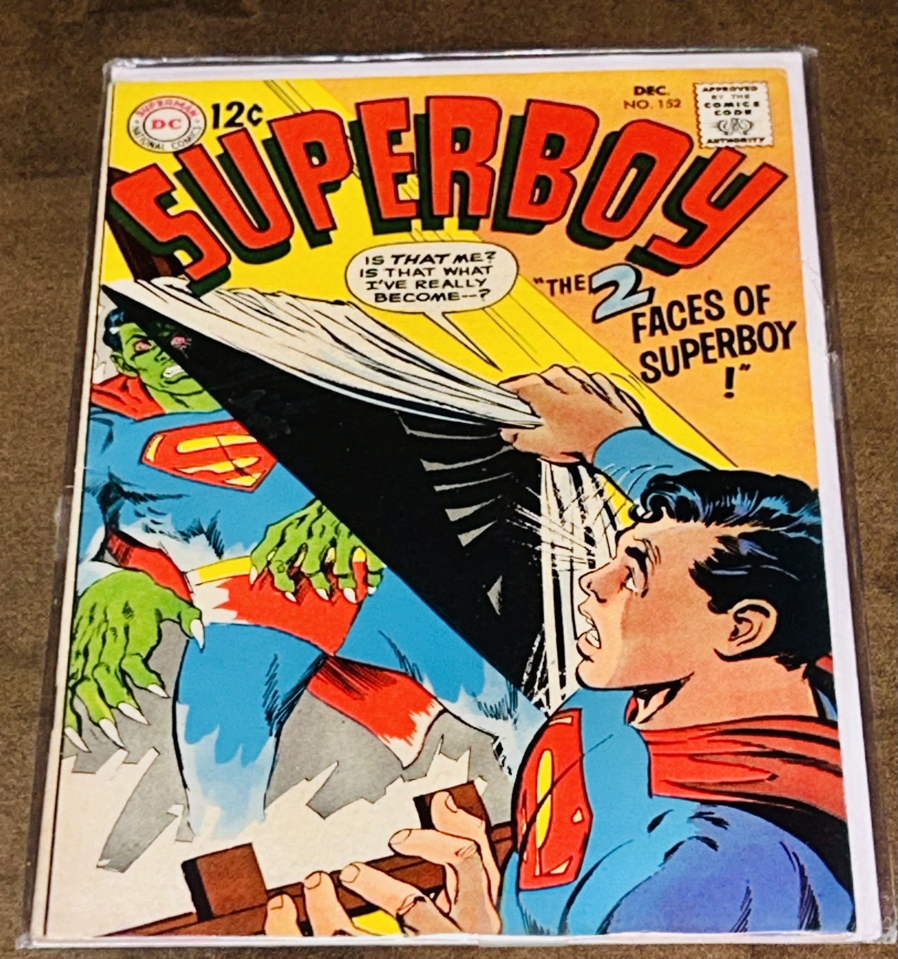 1968 SuperBoy DC Comics The 2 Faces Of SuperBoy