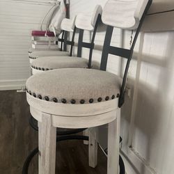 4 Bar Stool Chairs 