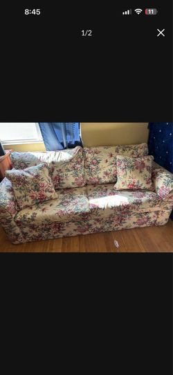 Couch with bed