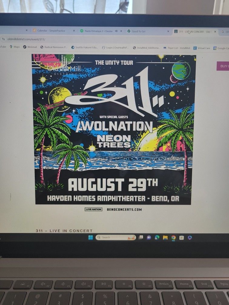 311 and AWOLNATION Tickets In BEND OREGON