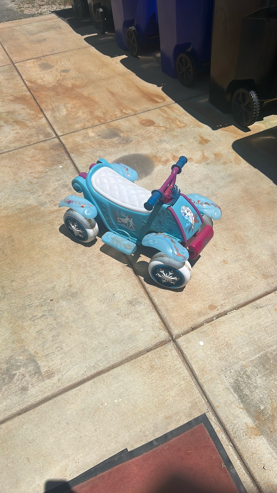 Kids Electric Play Scooter Frozen