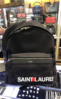 Saint Laurent black backpack