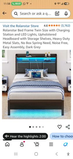 Bed Frame Twin Size