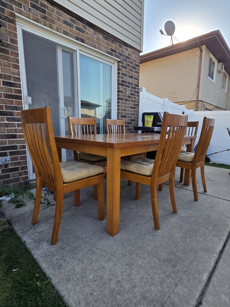 Dining Table With 6 Chairs 