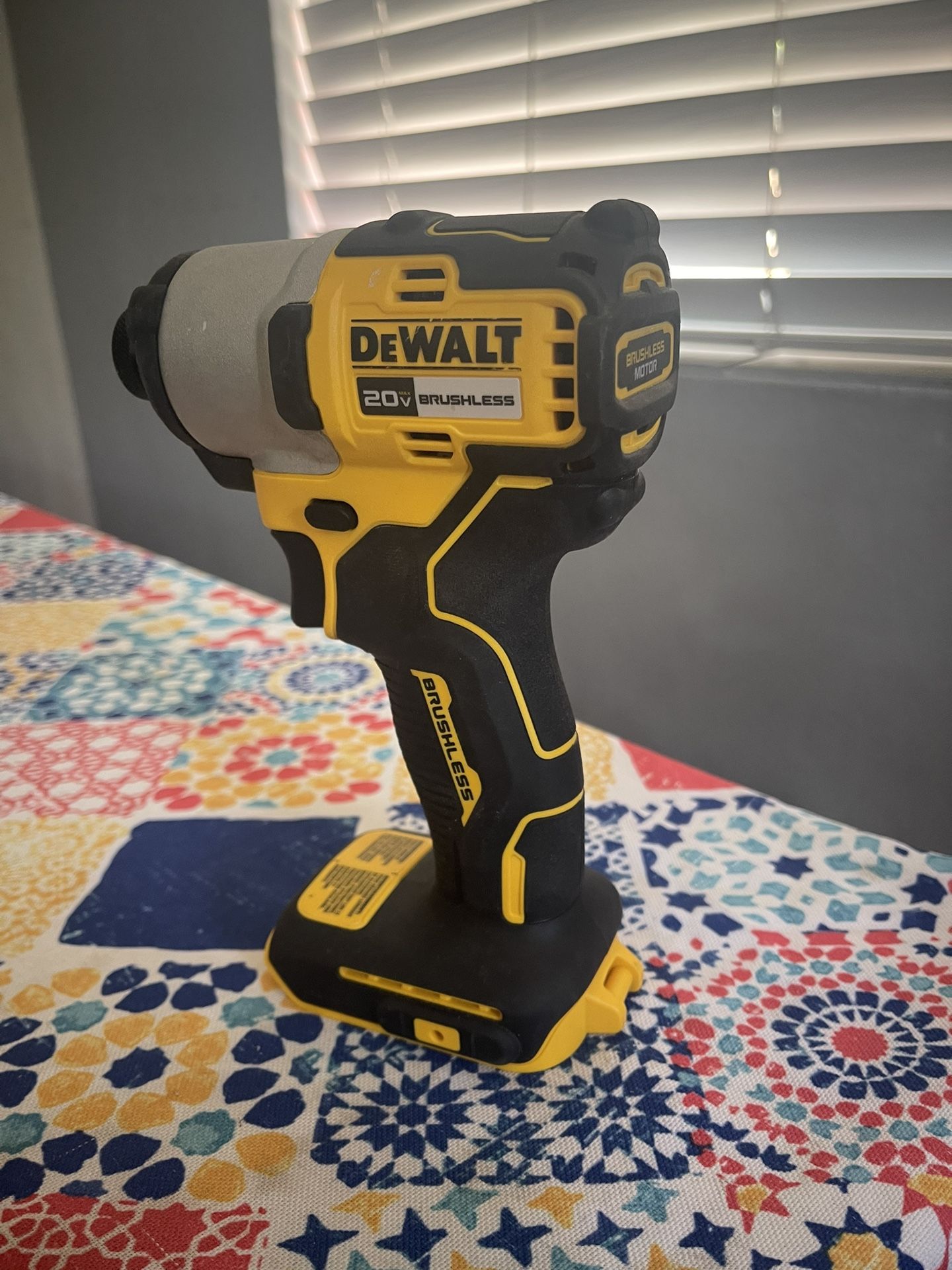 Dewalt Impact Driver 20v. Brushless $85 Tool Only
