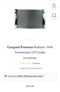 New Ford 6.4 Powerstroke Radiator