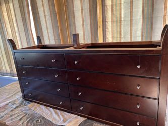 Mirrored Chest 8 Drawers 