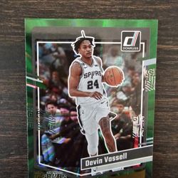 Devin Vassell [Green Laser] #47 2023 Panini Donruss