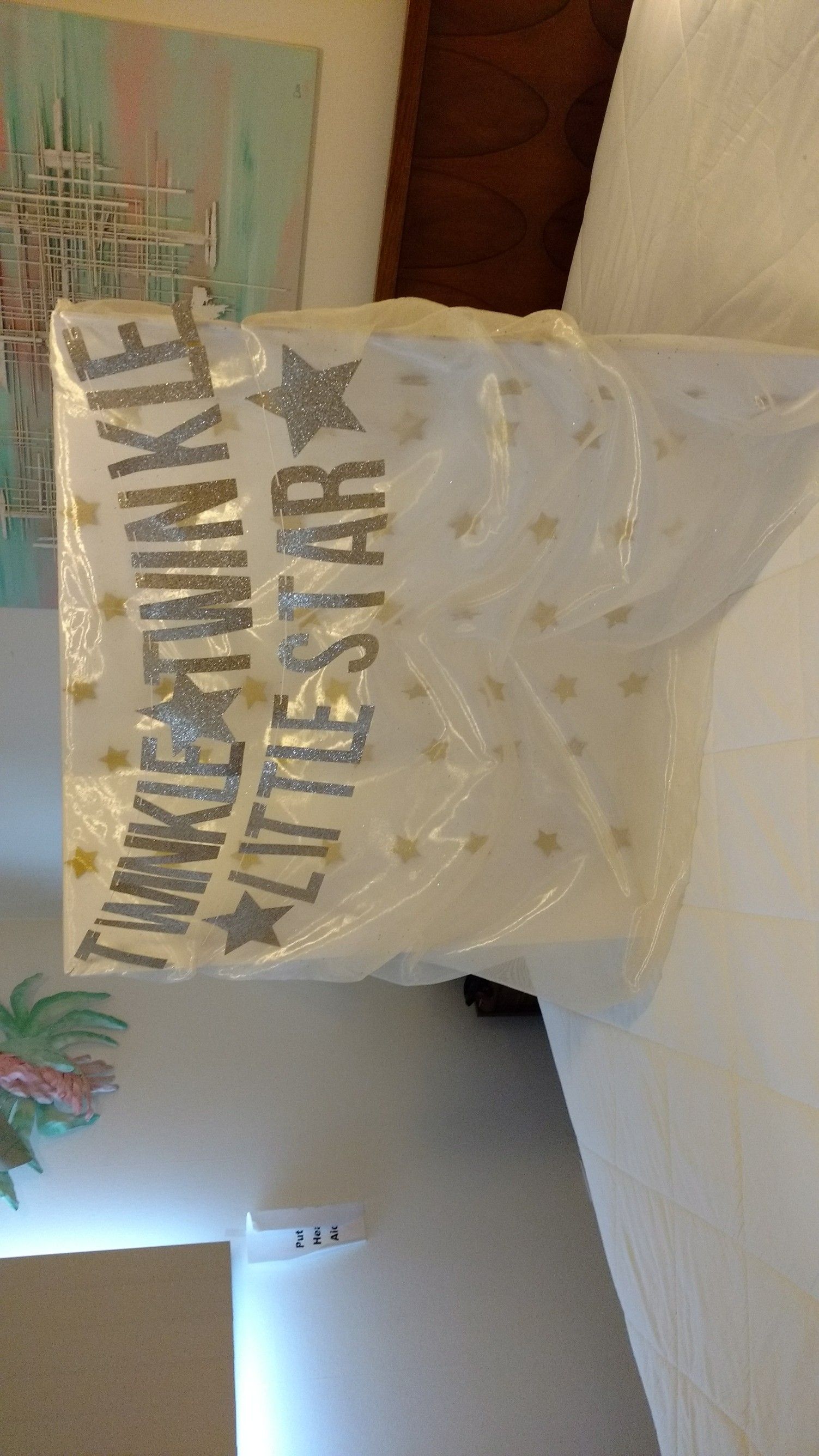Twinkle Twinkle Little Star center piece or banner