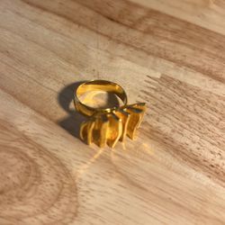 Gold Midcentury ring 