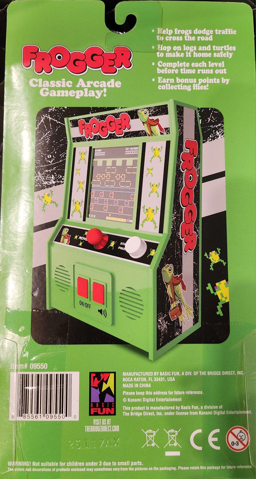 Mini Frogger Arcade Game 