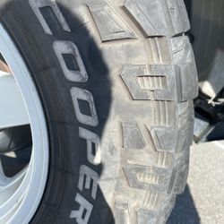 (4) Cooper Discover STT pro Tires Only