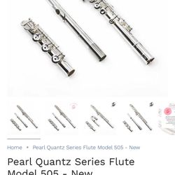Pearl Quantz Series Flute Model 505 - Loved