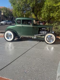 1930 ford model A 5 window coupe