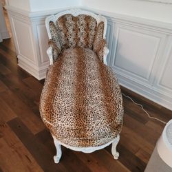 Antique Chaisse Lounge French Hand Carved
