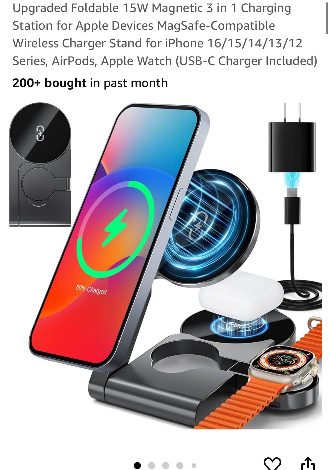 3 In 1 Charging Station iPhone New In Package
