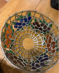Stain glass lamp shade