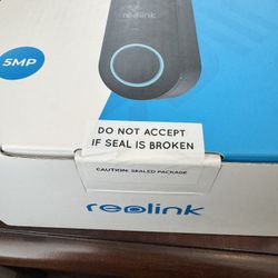 Reolink Video Doorbell Poe Wired 2K+5MP Person Detection 2-way Audio