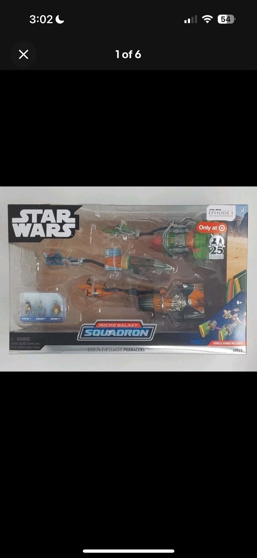 Star Wars Micro Galaxy Squadron Boonta Eve Classic Pod Racer #0153