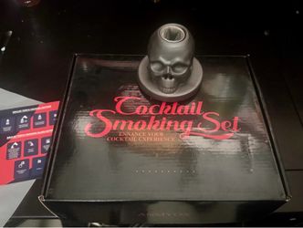 💀 Skull Cocktail Smoker Kit with Torch