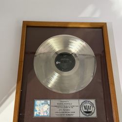 Culture Club RIAA Platinum Record Award – Colour By Numbers – Maurice Warfield