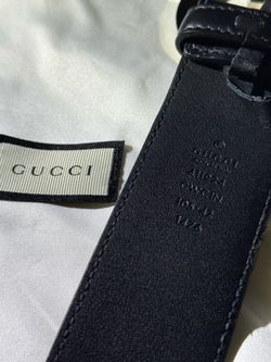 Belt with Interlocking G buckle