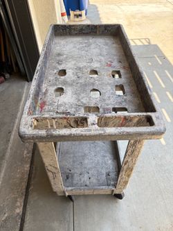 Utility cart plastic