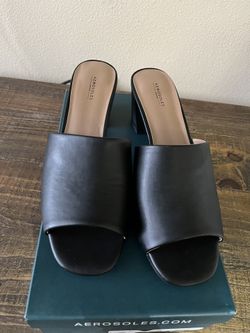 Aerosoles Women's Heeled Mule Sandals 9.5