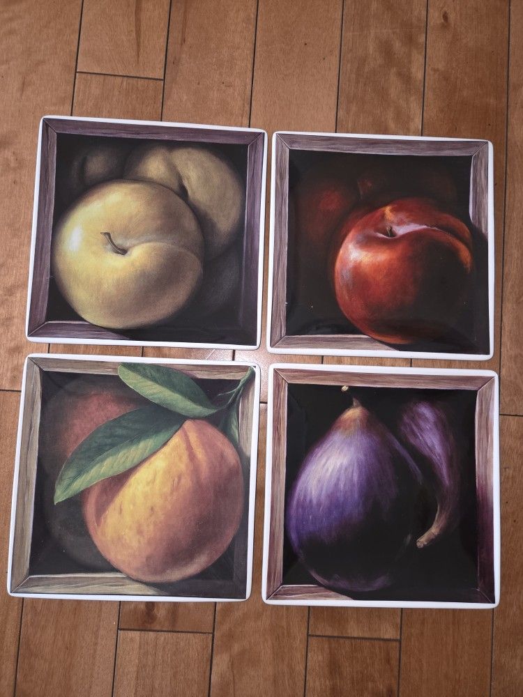 Square Decor Plates 8 Inches(Certified International)