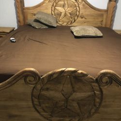 Handmade Rustic Bedroom Set