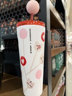 Starbucks x Target Cake Pop Clear Cold Cup w/ Straw Topper (Exclusive)