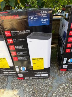 Toshiba Smart Portable Air Conditioner 6000 BTU