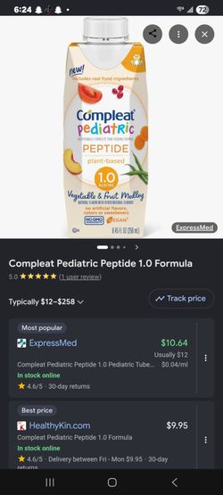 Compleat Pediatric Peptide 1.0 Tube Feeding Formula